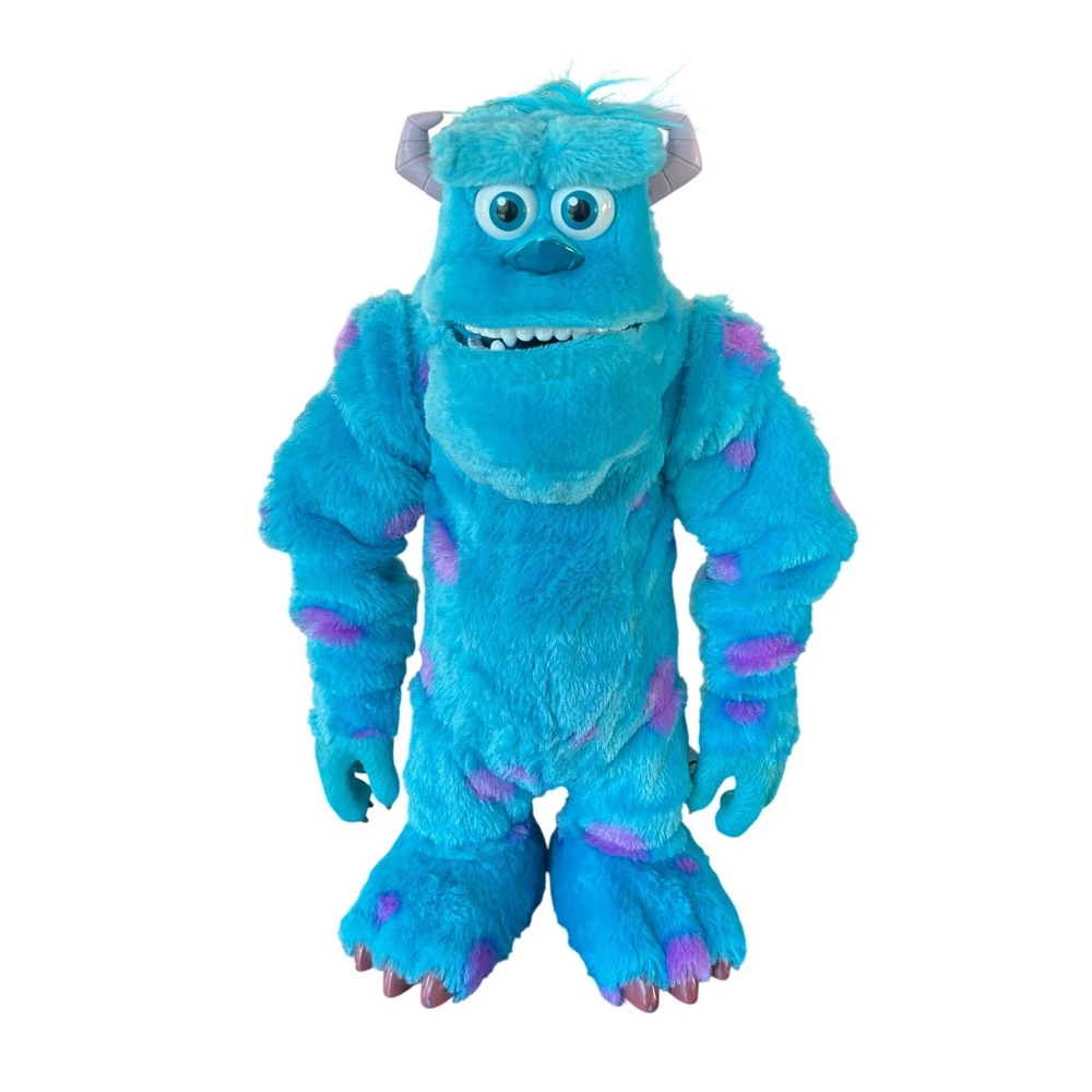 Disney Pixar Monsters University Sulley Talking Shake Scare Plush Master Toy